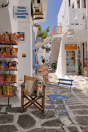 Greece, Paros Island Stock Photography. Naousa Town.